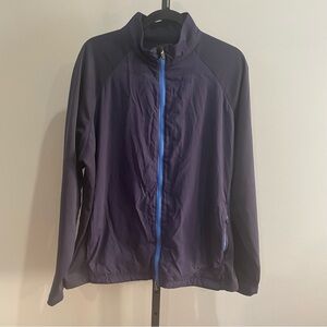 Zero Restriction Tour Series Jacket Men's Blue Performance Golf Size Large